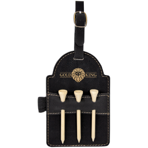 Golf Tee Holders with 3 Custom Engraved Tees
