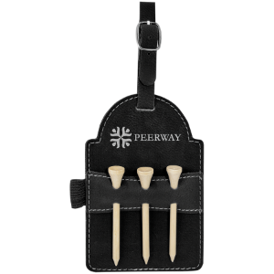 Golf Tee Holders with 3 Custom Engraved Tees