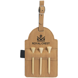 Golf Tee Holders with 3 Custom Engraved Tees
