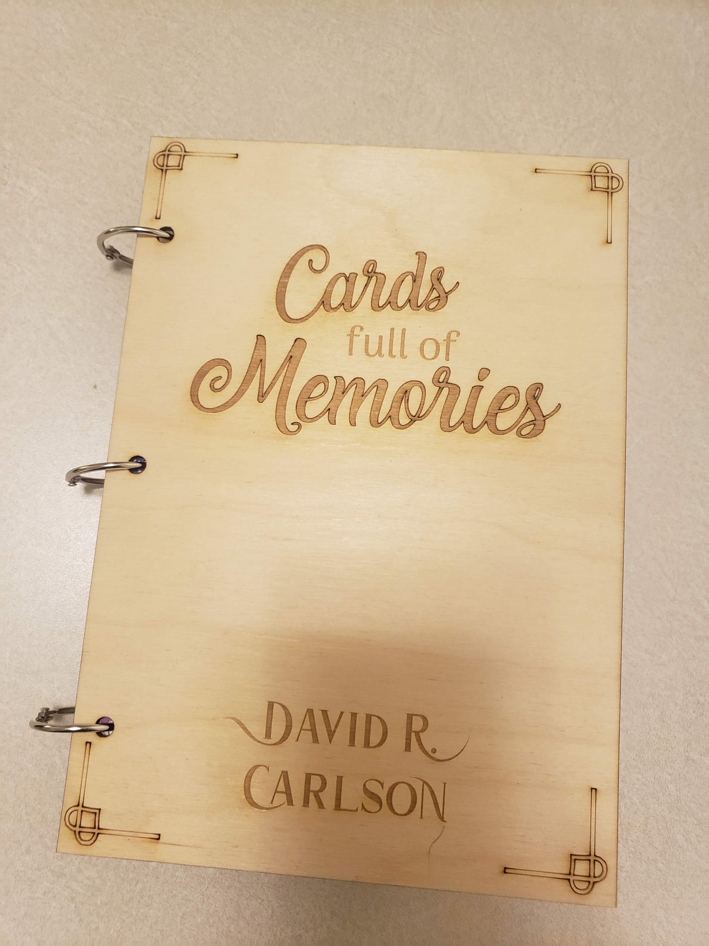 Card Keepsake Book