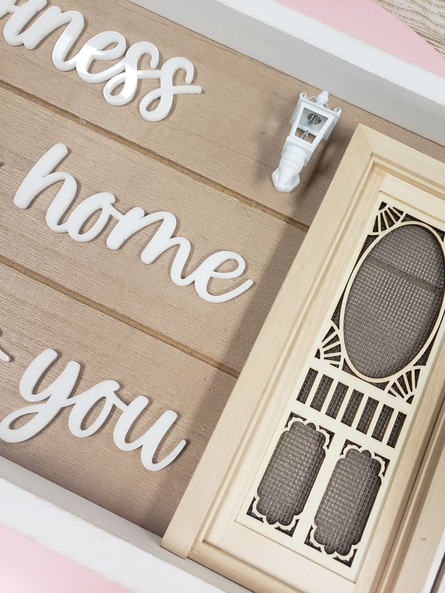 Happiness is Coming Home To You Wall Sign
