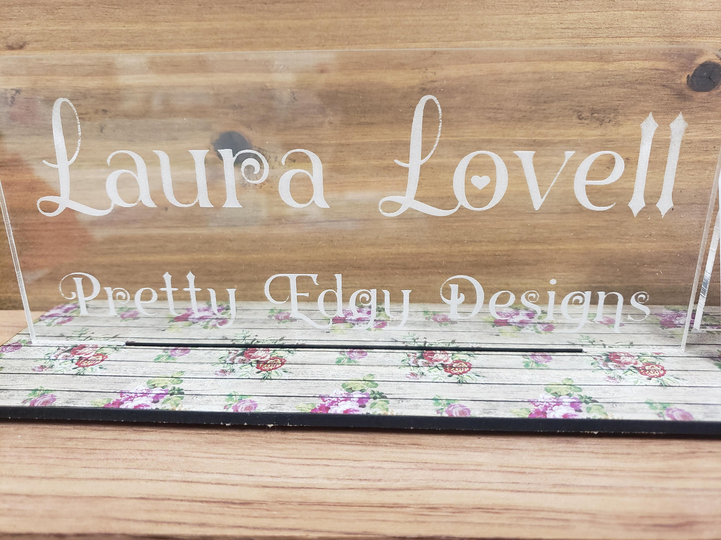 Desk Business Card Holder