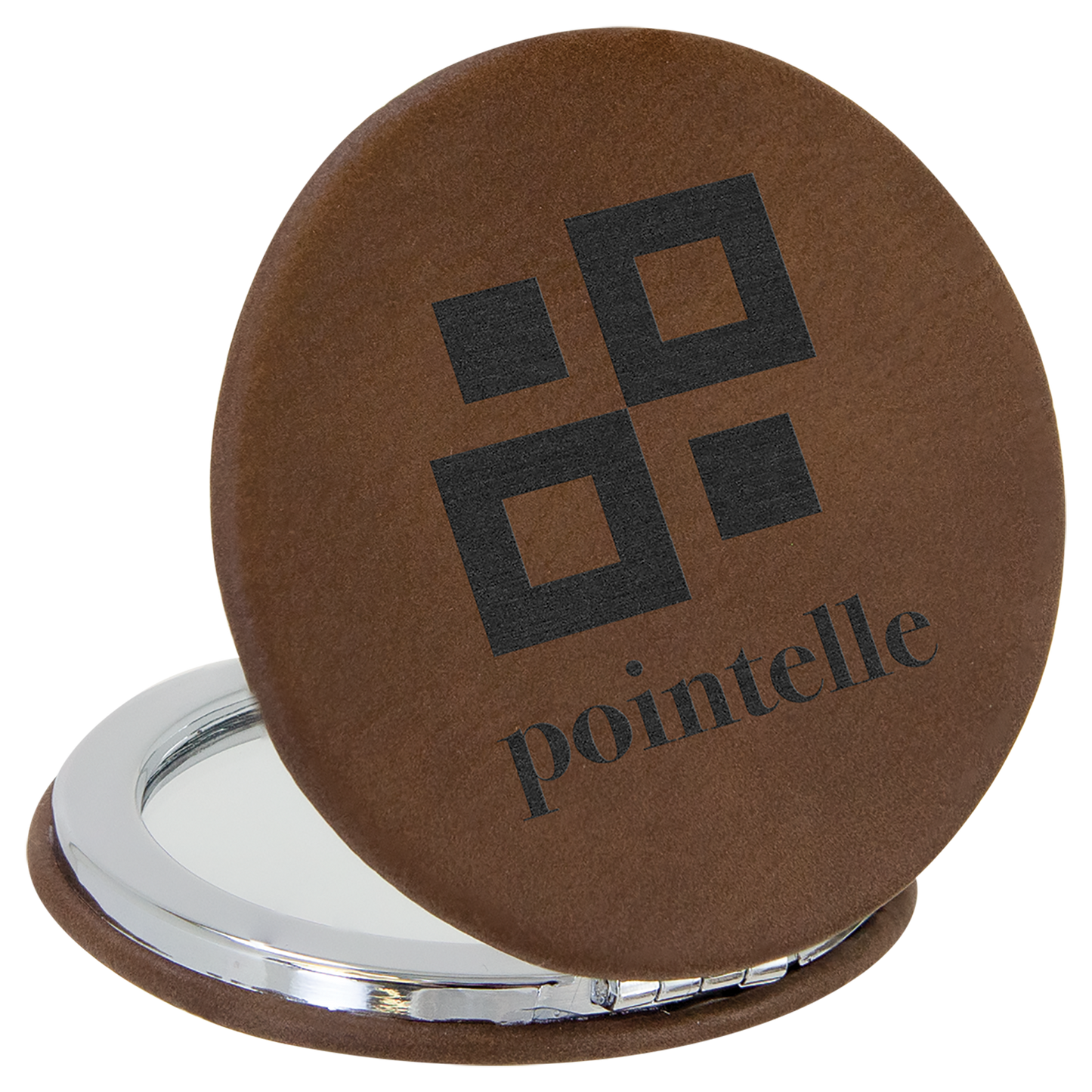 Compact Mirror Leatherette