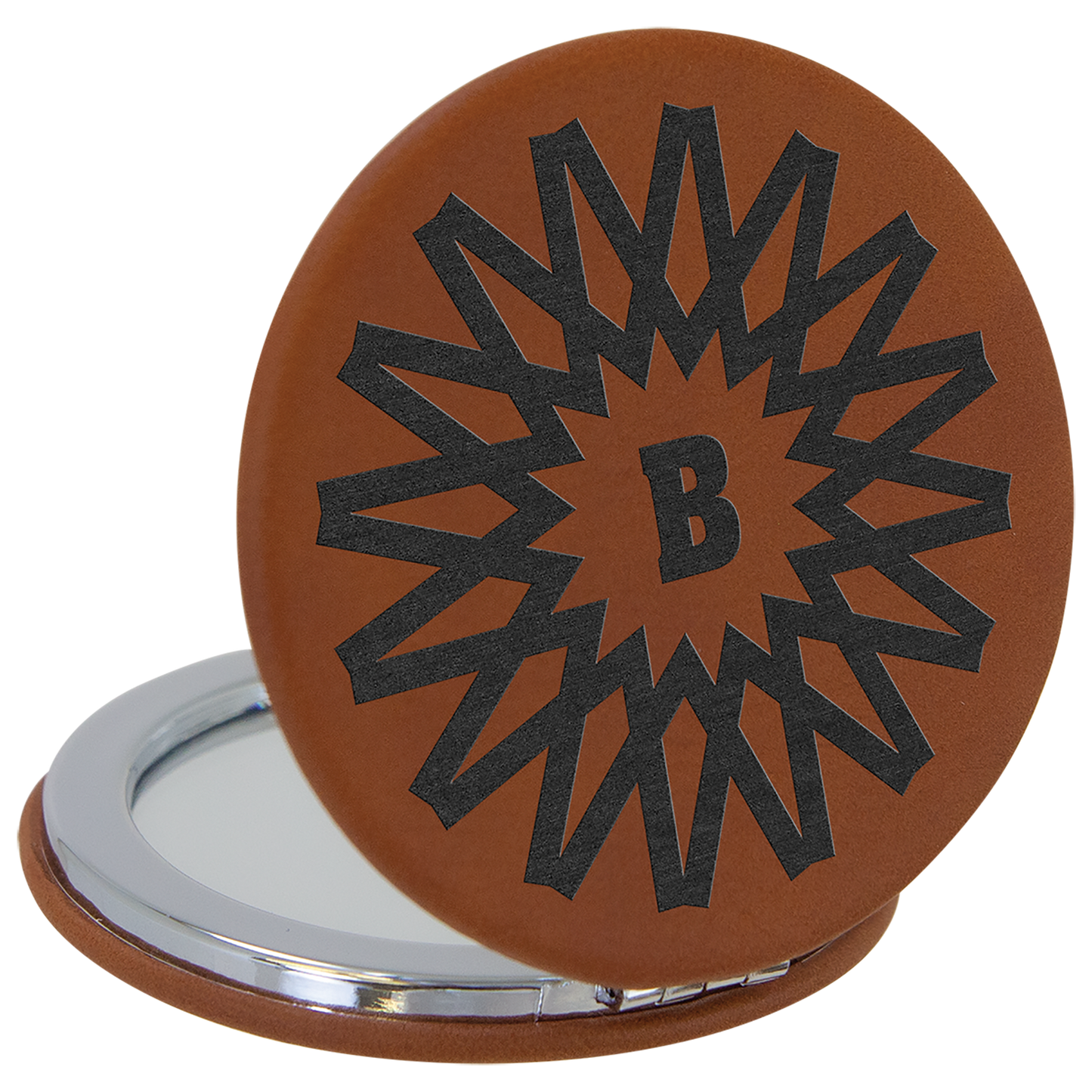 Compact Mirror Leatherette