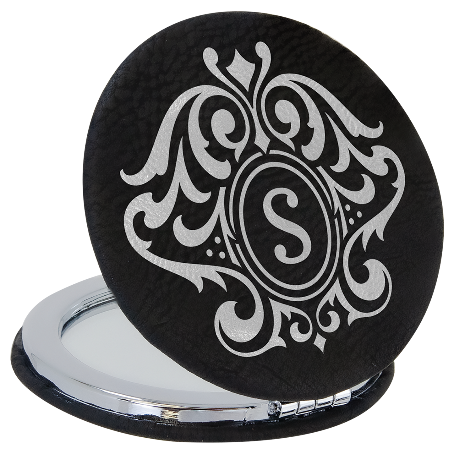 Compact Mirror Leatherette