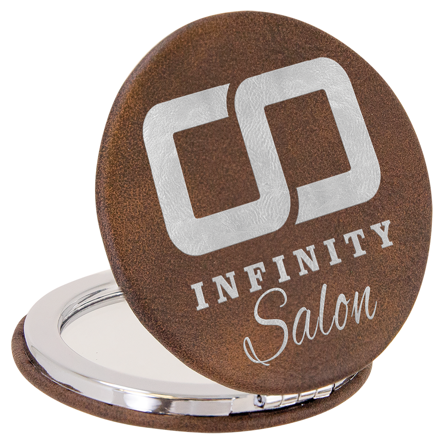 Compact Mirror Leatherette