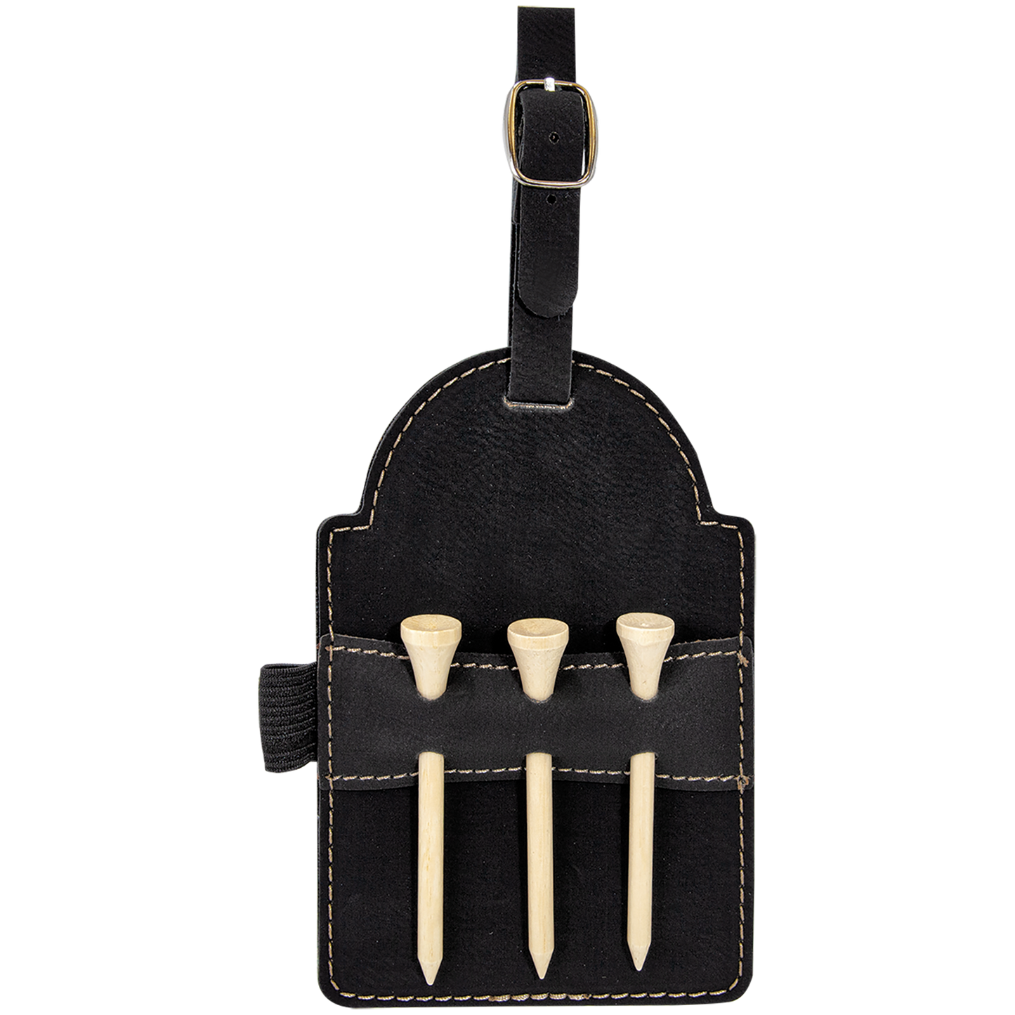 Golf Tee Holders with 3 Custom Engraved Tees