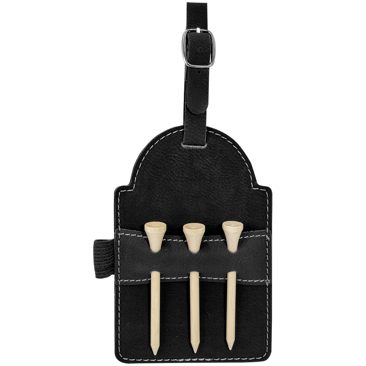 Golf Tee Holders with 3 Custom Engraved Tees