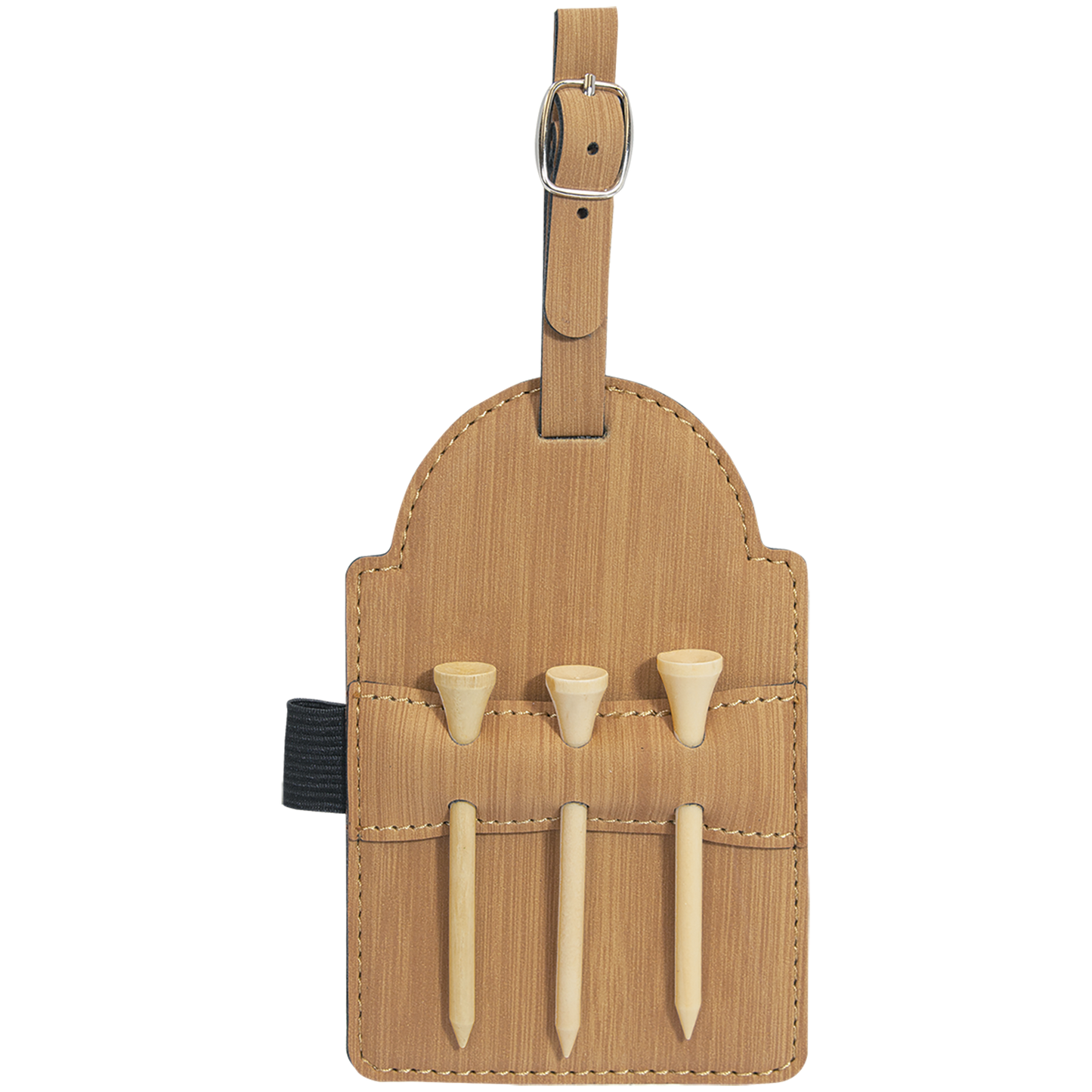 Golf Tee Holders with 3 Custom Engraved Tees