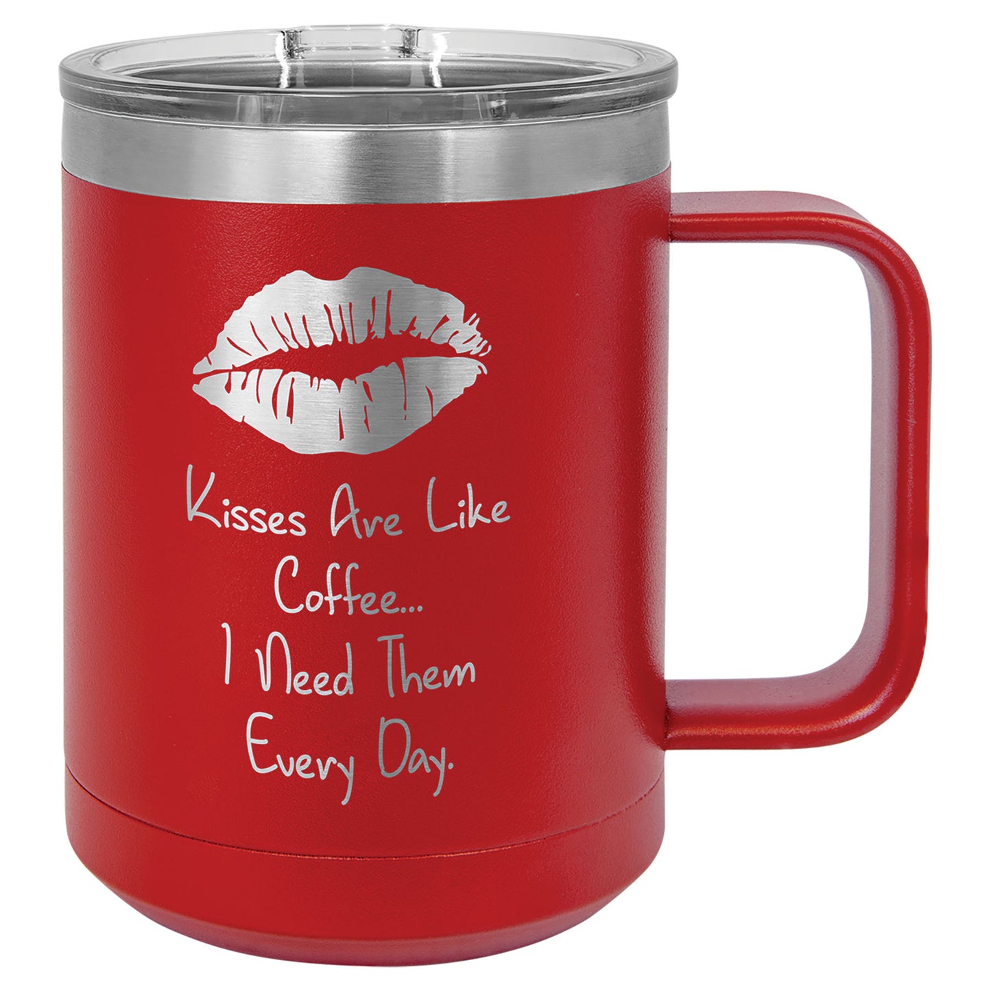 Stainless Steel Insulated Coffee Mug with Slider Lid