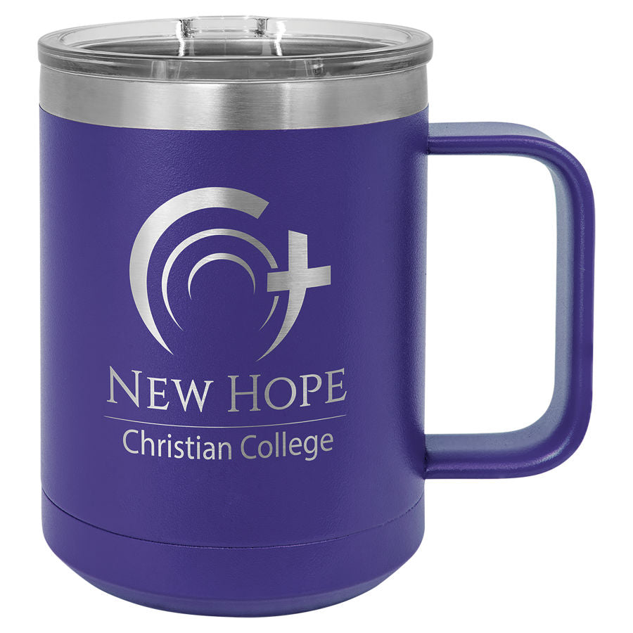 Stainless Steel Insulated Coffee Mug with Slider Lid
