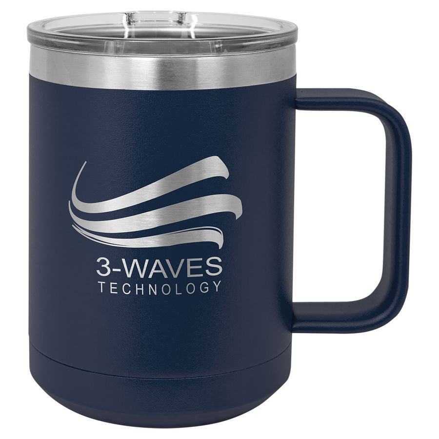 Stainless Steel Insulated Coffee Mug with Slider Lid