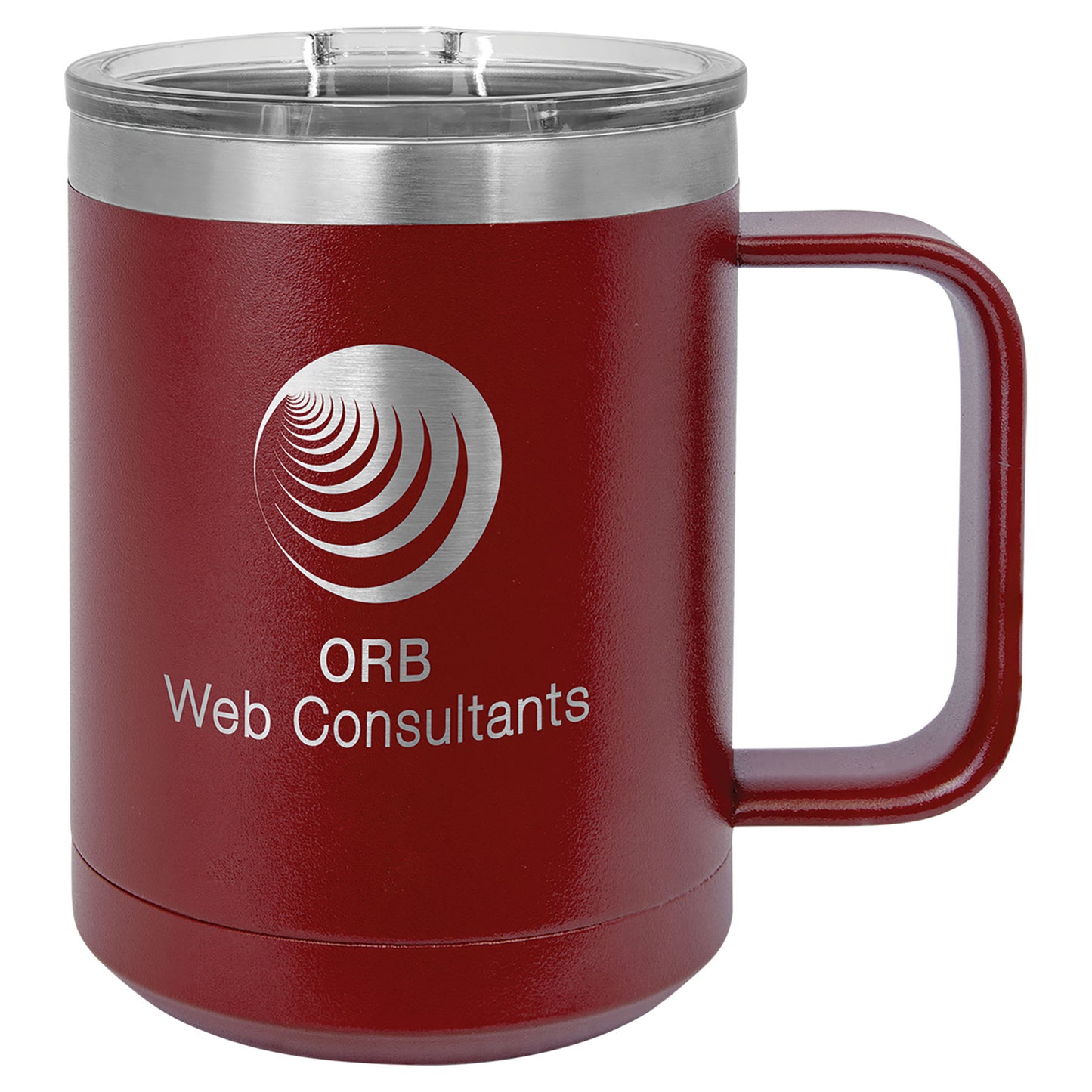 Stainless Steel Insulated Coffee Mug with Slider Lid