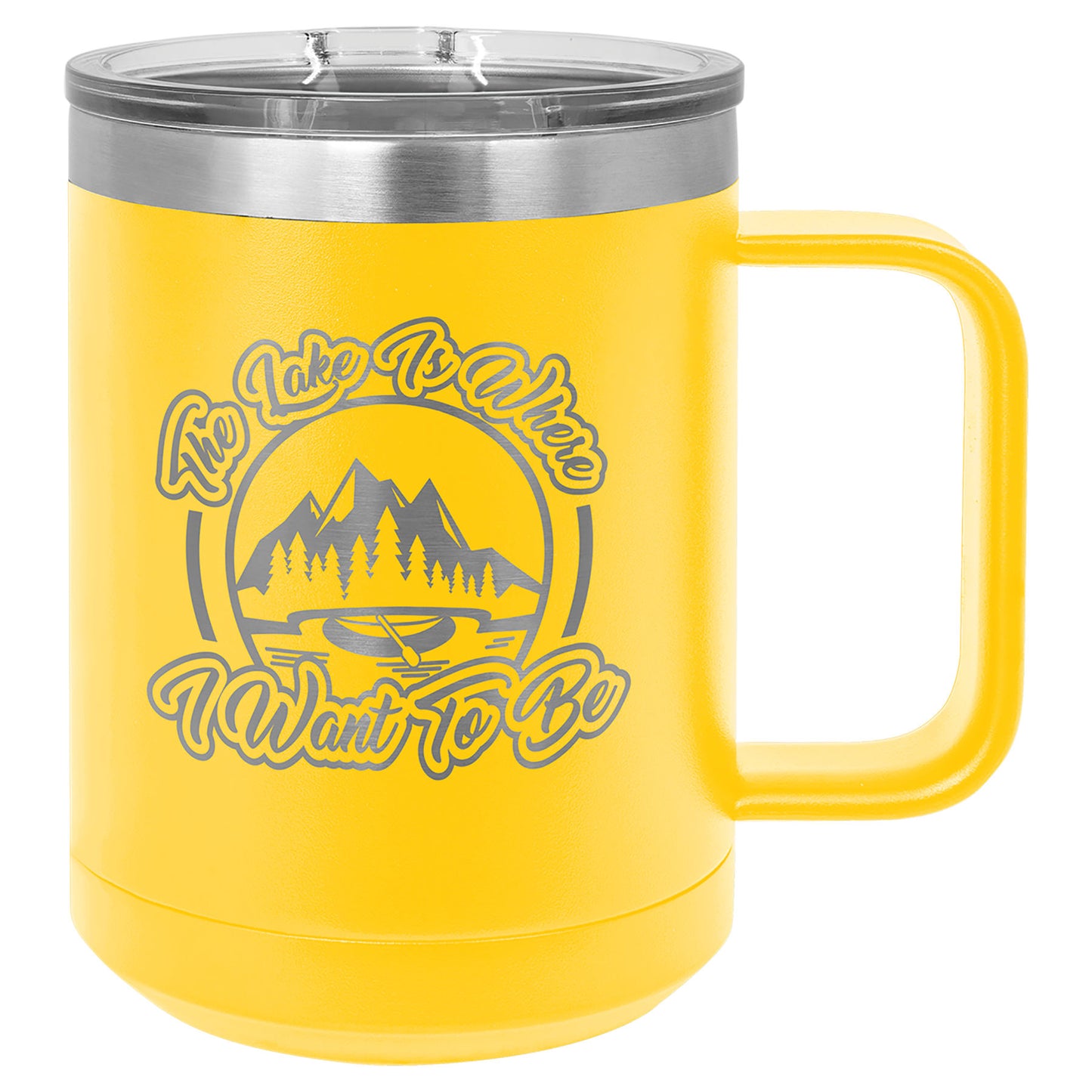 Stainless Steel Insulated Coffee Mug with Slider Lid