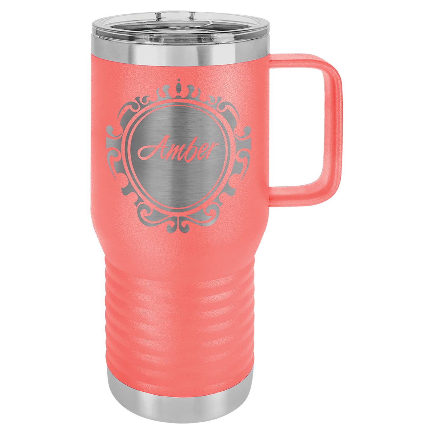 Stainless Steel Insulated Coffee Mug with Slider Lid