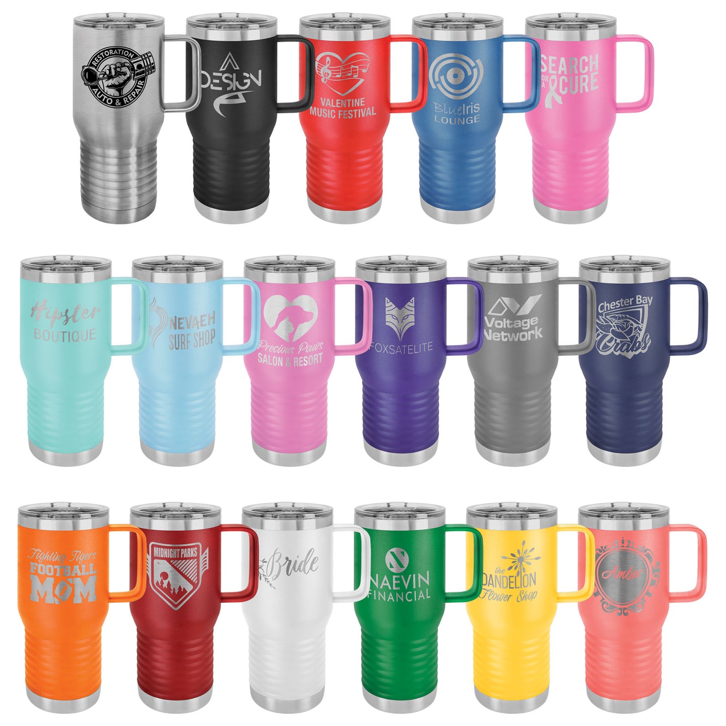 Stainless Steel Insulated Coffee Mug with Slider Lid