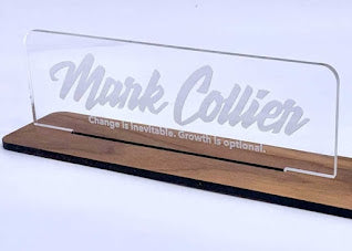 Desk Business Card Holder