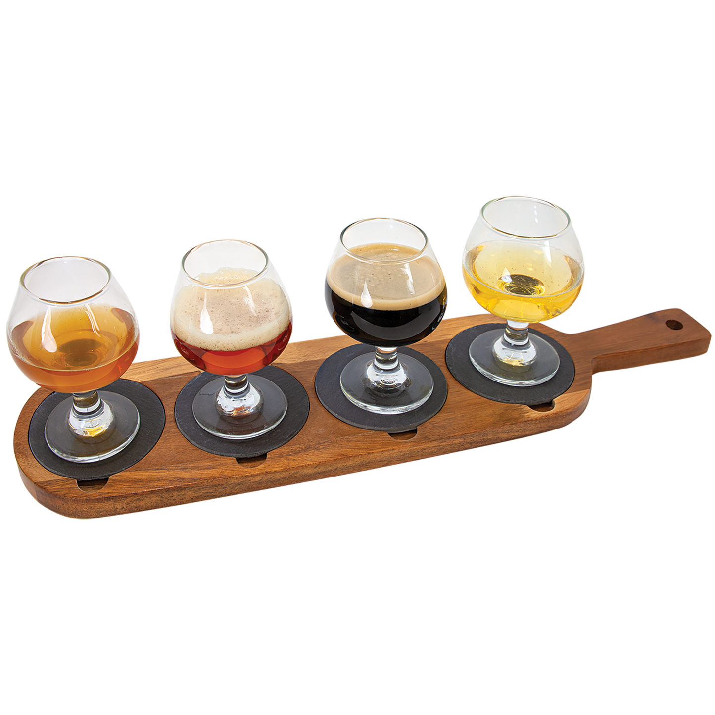 Acacia Wood and Slate Serving Sets