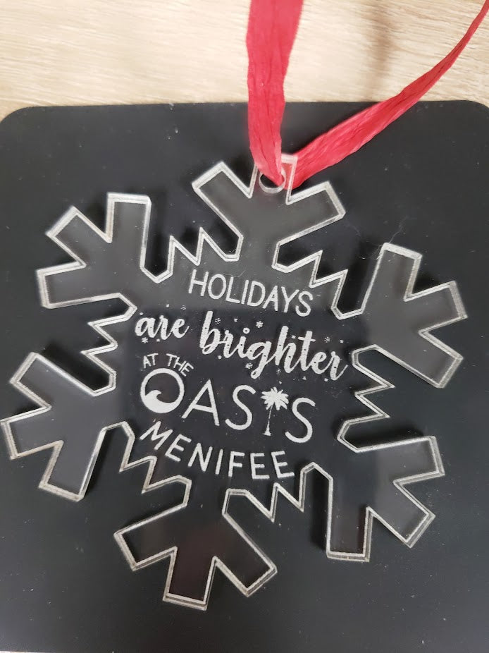 Custom Snowflake Ornaments
