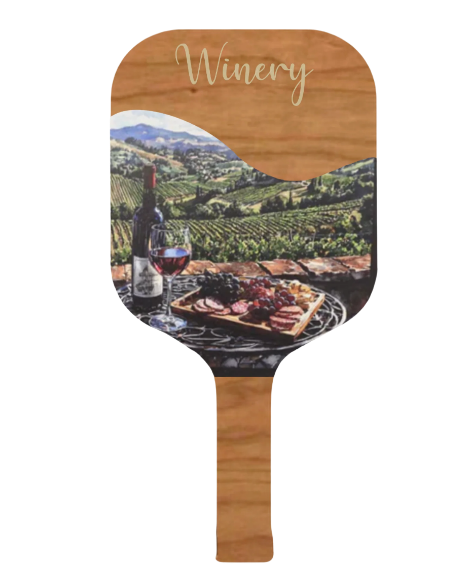 Winery on Cherry Wood  Pickleball Paddle Open Playce Saver