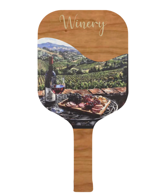 Winery on Cherry Wood  Pickleball Paddle Open Playce Saver