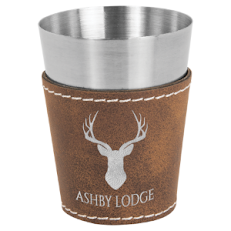 Leatherette Shot Glass