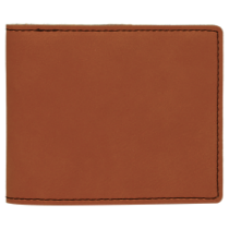 Leatherette Bifold Wallet with Flip ID